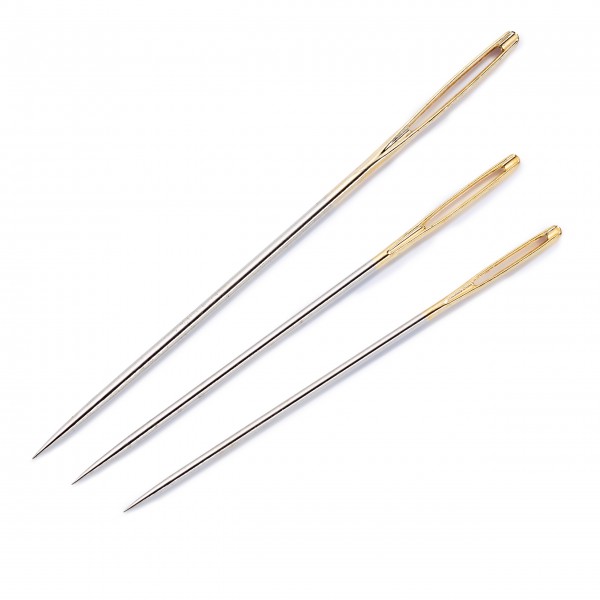 Sticknadeln, mit Spitze und Goldöhr