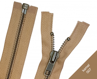 Metall Reißverschluss Gold - Teilbarer Jackenreißverschluss 5mm Breite