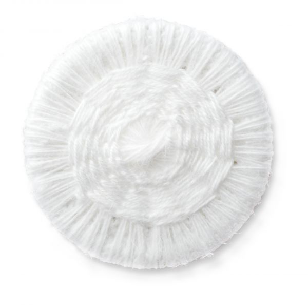Wäscheknöpfe "Zwirn", 15mm, weiß