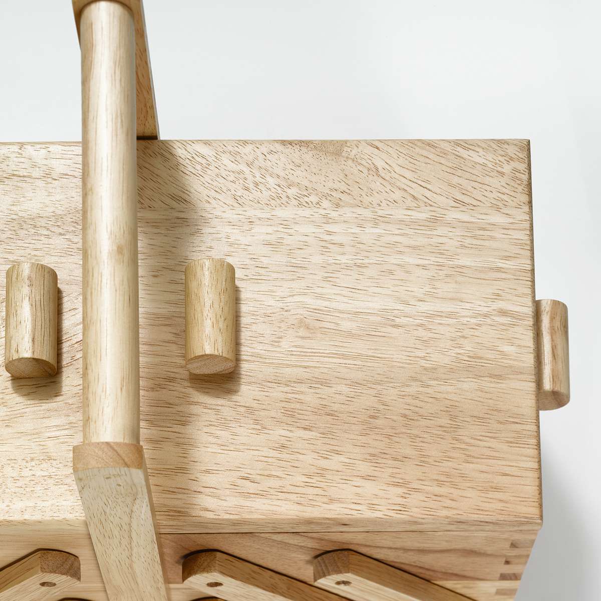 Holz Nähkasten Nähkästchen Nähkiste Nähbox Kla Produktbild-Vorschau 6