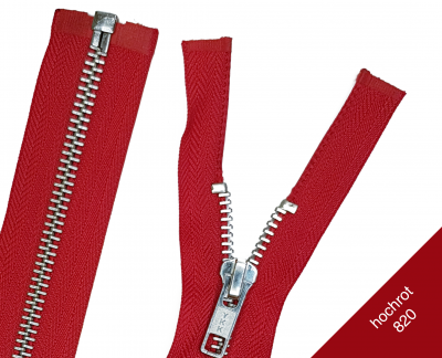 Metall Reißverschluss Teilbar 118cm - Für Jacken & Mäntel