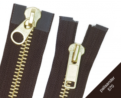 YKK Reißverschluss 2-Wege Teilbar – 75 Cm, Schwarzblau, Metallzähne, Für Jacken & Taschen