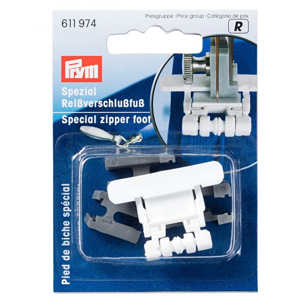 Reißverschluss-Fuß für Nähmaschinen, für unsichtbare RV 